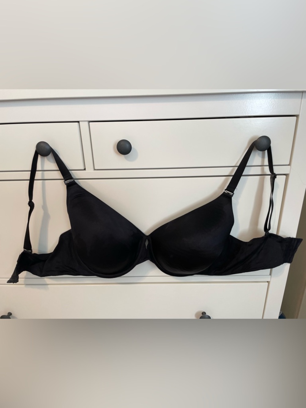 Addition Elle Black Seamless T-Shirt Bra